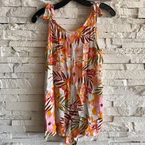 Shorts romper and can also be worn as a beach cover up.